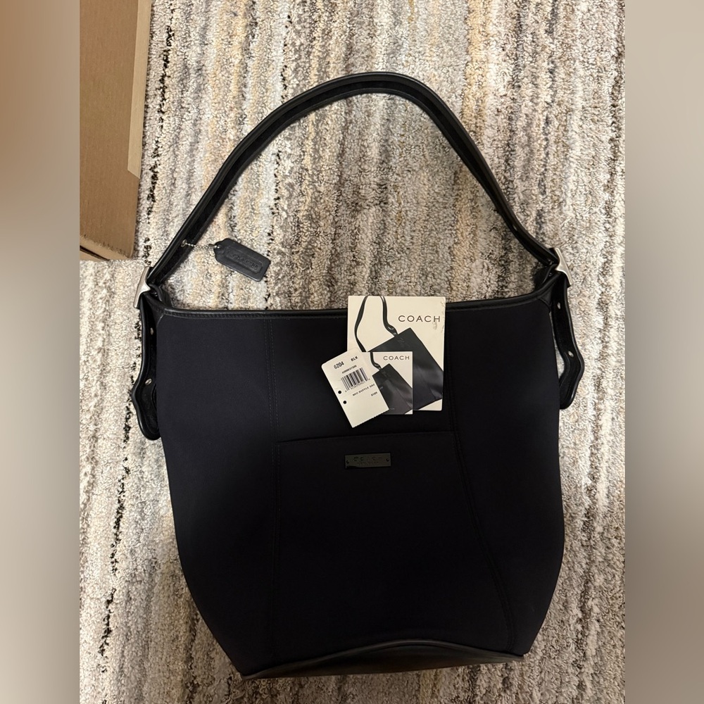 Coach Black Neoprene Duffle Sac 6204